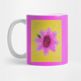 Pink Flower Watercolor Mug